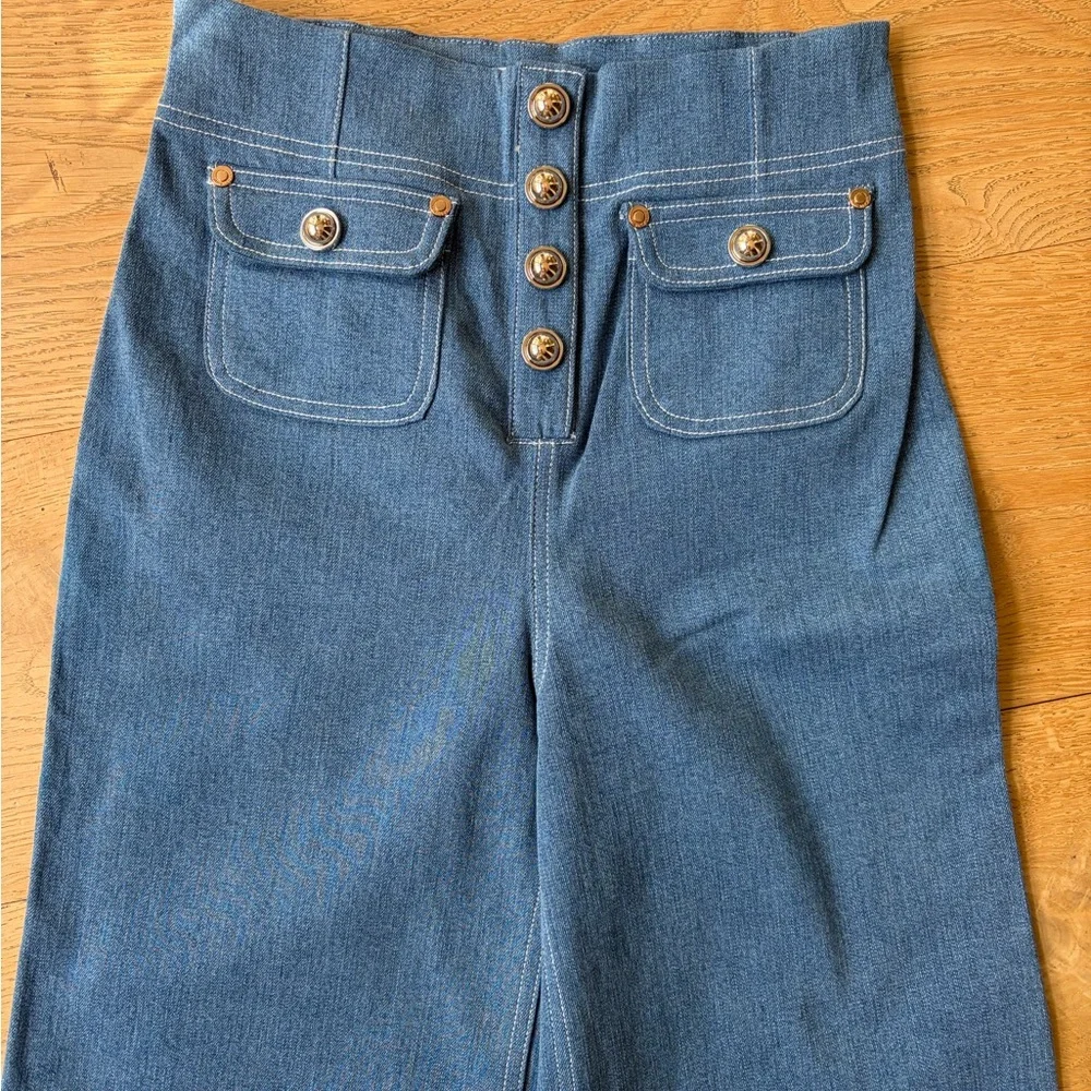 NWT RARE Alice McCall Woodstock Wide Leg Denim - Picture 9 of 16